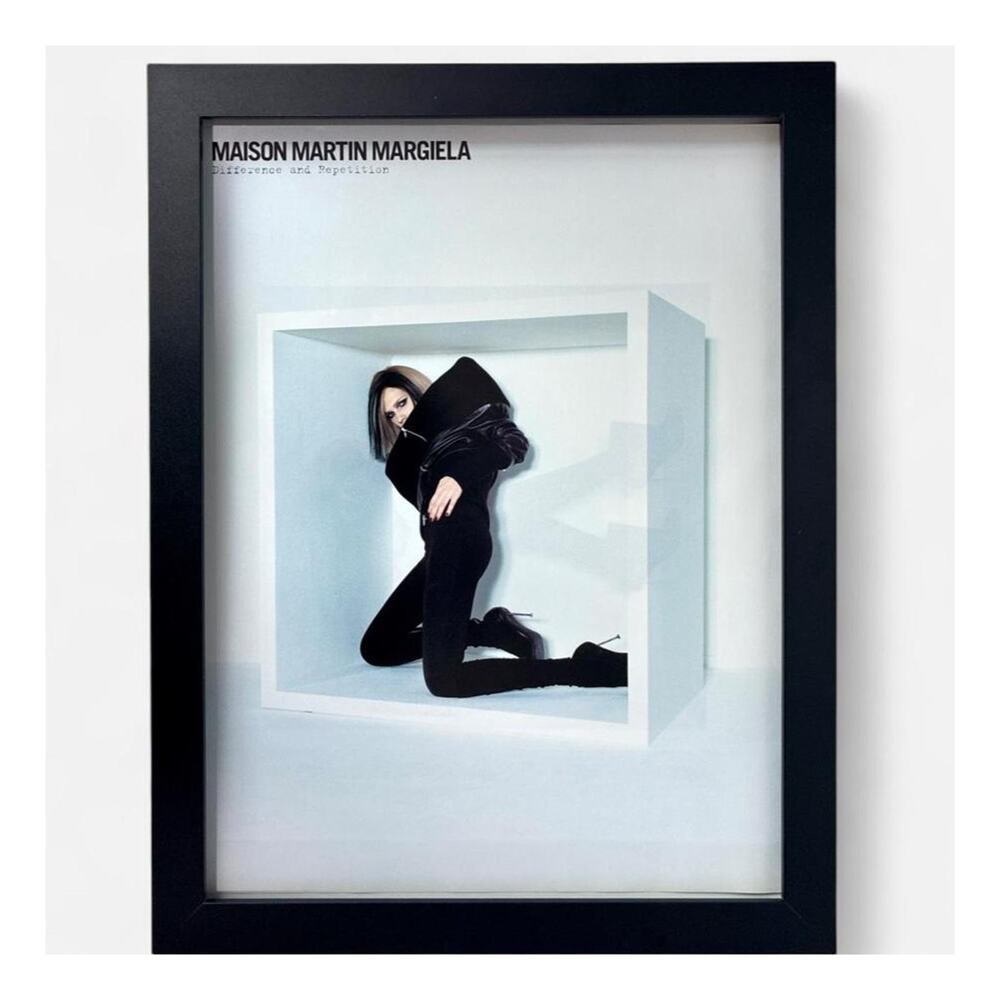 Maison Martin Margiela cutout print framed 9x12